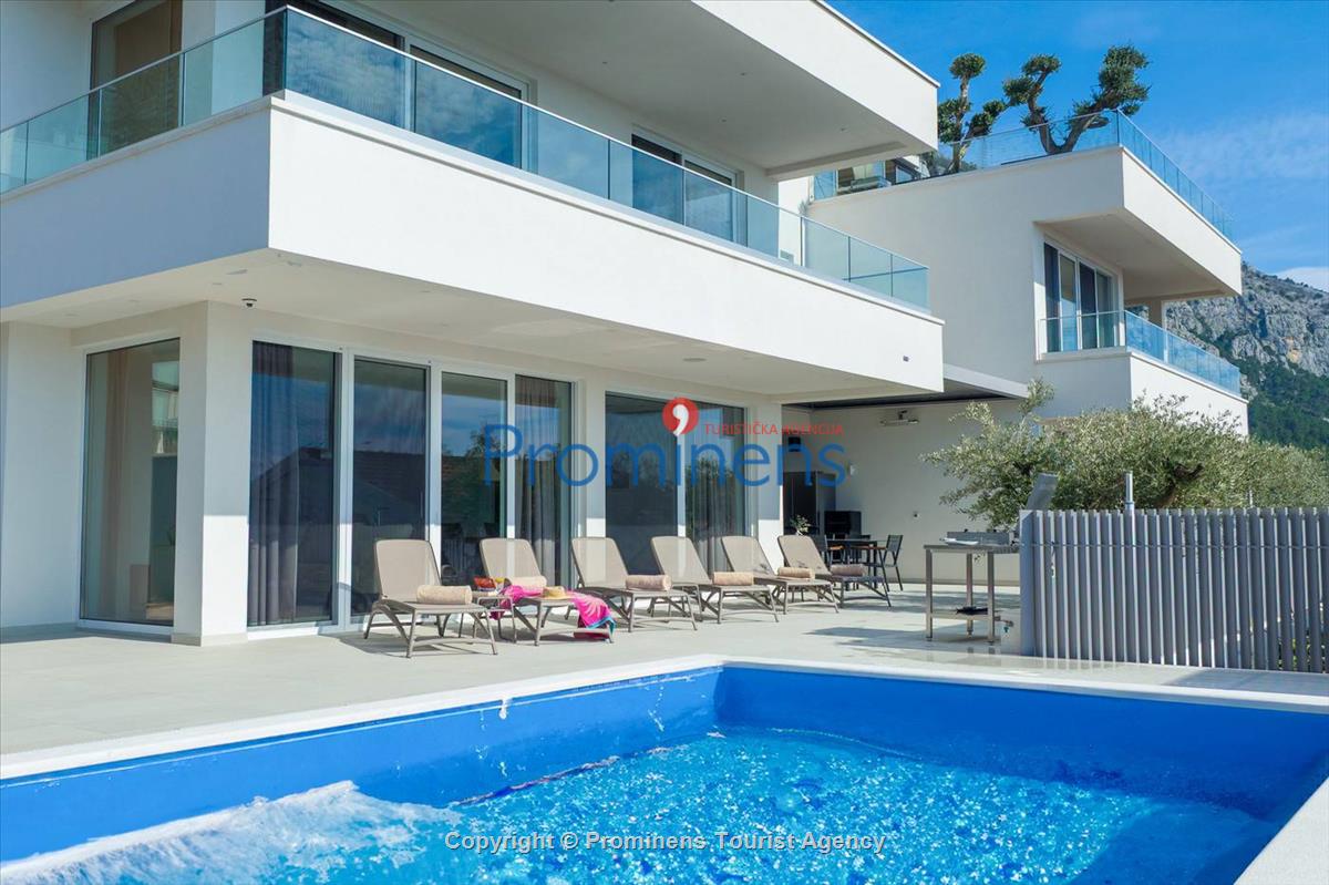 Exklusive Ferienwohnung Maja und Petra mit Pool in Makarska, 