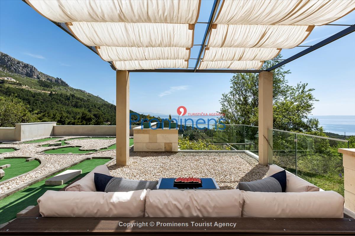 Ferienhaus mit Pool Villa Rita in Makarska - Kroatien im Naturpark Biokovo