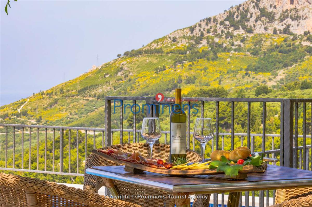 Fereinhaus Stina mit Pool und Meerblick in Tučepi - Makarska Riviera -Kroatien mieten