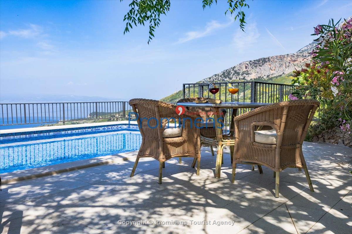 Fereinhaus Stina mit Pool und Meerblick in Tučepi - Makarska Riviera -Kroatien mieten