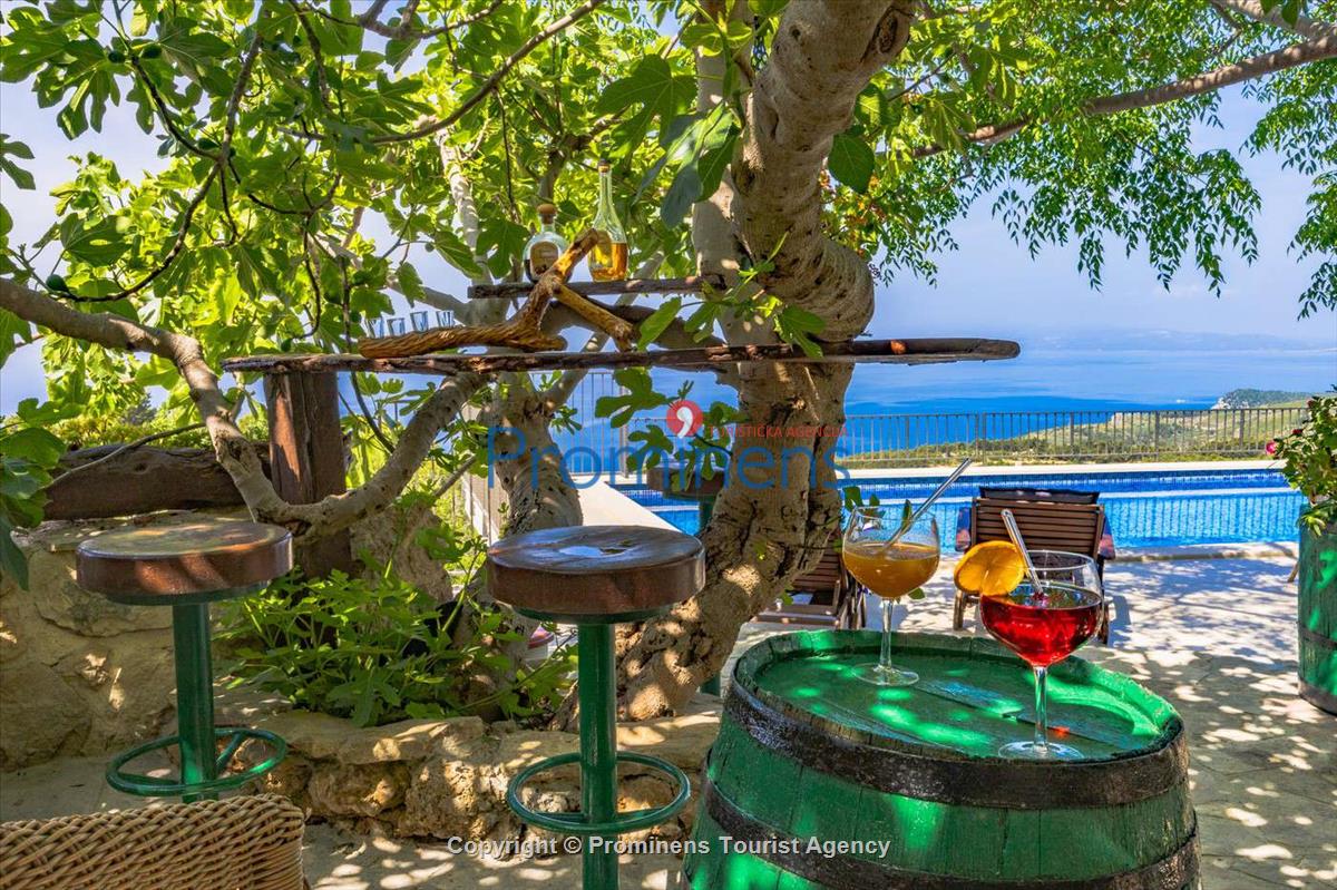 Fereinhaus Stina mit Pool und Meerblick in Tučepi - Makarska Riviera -Kroatien mieten