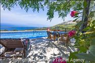 Fereinhaus Stina mit Pool und Meerblick in Tučepi - Makarska Riviera -Kroatien mieten
