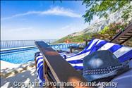 Fereinhaus Stina mit Pool und Meerblick in Tučepi - Makarska Riviera -Kroatien mieten