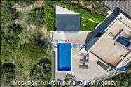 Ferienhaus Villa Oscar in Makarska mit beheiztem Pool, Whirlpool, Terrasse und Meerblick- ruhiger Familienurlaub