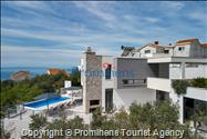 Ferienhaus Villa Oscar in Makarska mit beheiztem Pool, Whirlpool, Terrasse und Meerblick- ruhiger Familienurlaub