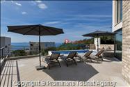 Ferienhaus Villa Oscar in Makarska mit beheiztem Pool, Whirlpool, Terrasse und Meerblick- ruhiger Familienurlaub