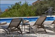 Ferienhaus Villa Oscar in Makarska mit beheiztem Pool, Whirlpool, Terrasse und Meerblick- ruhiger Familienurlaub