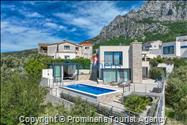 Ferienhaus Villa Oscar in Makarska mit beheiztem Pool, Whirlpool, Terrasse und Meerblick- ruhiger Familienurlaub