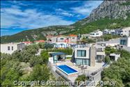 Ferienhaus Villa Oscar in Makarska mit beheiztem Pool, Whirlpool, Terrasse und Meerblick- ruhiger Familienurlaub