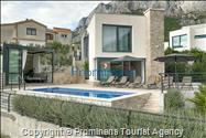 Ferienhaus Villa Oscar in Makarska mit beheiztem Pool, Whirlpool, Terrasse und Meerblick- ruhiger Familienurlaub