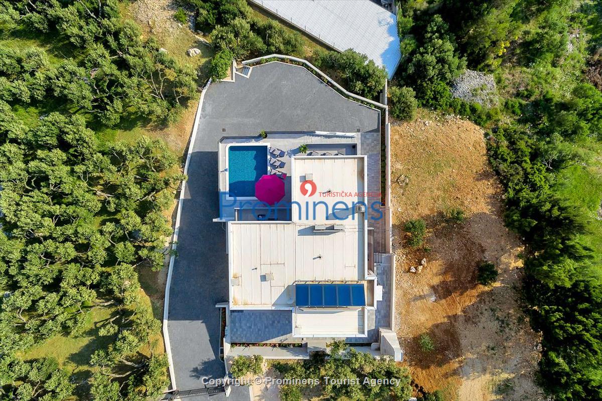 Luxus Ferienhaus Villa Astra mit beheiztem Pool und Meerblick in Makarska mieten