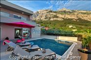 Luxus Ferienhaus Villa Astra mit beheiztem Pool und Meerblick in Makarska mieten