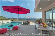 Luxus Ferienhaus Villa Astra mit beheiztem Pool und Meerblick in Makarska mieten