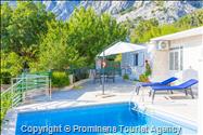 Ferienhaus Giran mit Pool und Meerblick in Bast, Makarska Riviera, Dalmatien - Kroatien Urlaub